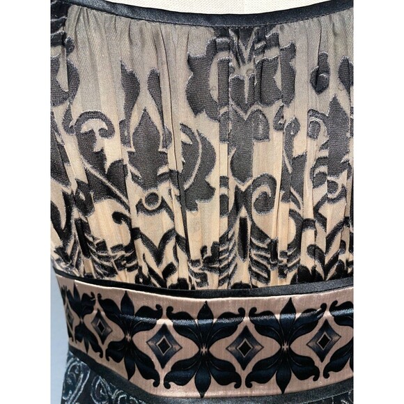 Jones NY Vintage Y2K Womens Silk Burnout Babydoll Dress size 10 Fairy Whimsigoth - Picture 3 of 11